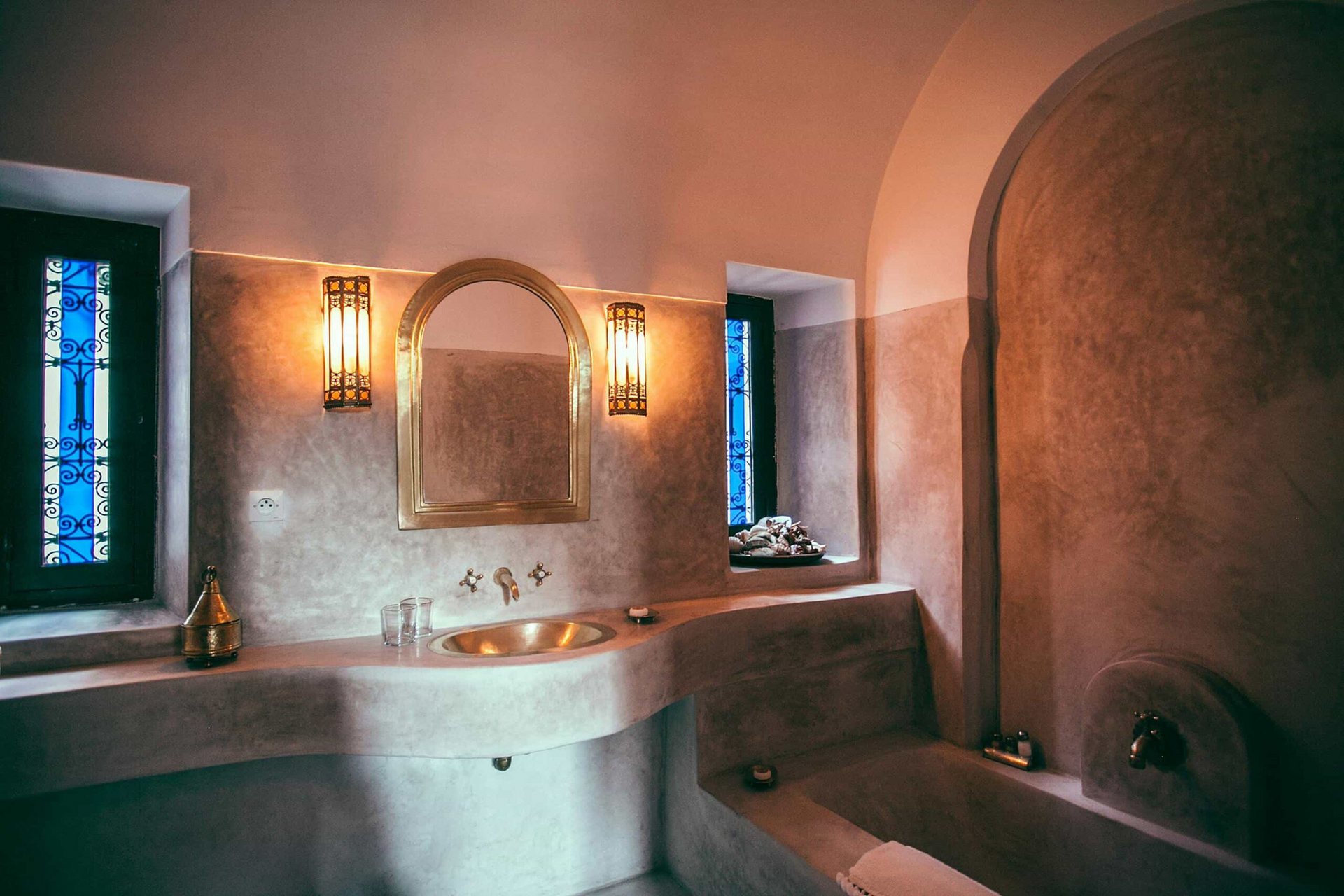 Hammam salle de bain — Irocha, Tisselday